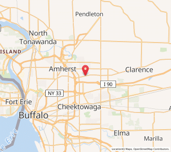 Map of Williamsville, New York