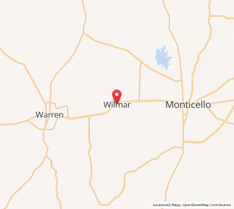 Map of Wilmar, Arkansas