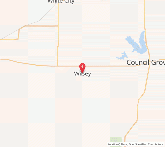 Map of Wilsey, Kansas