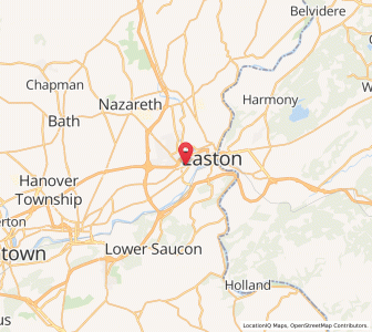 Map of Wilson, Pennsylvania