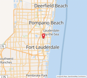 Map of Wilton Manors, Florida