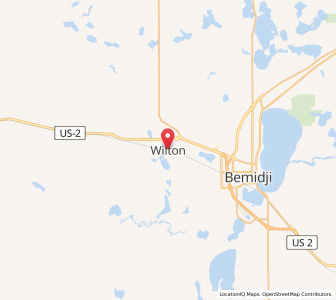 Map of Wilton, Minnesota