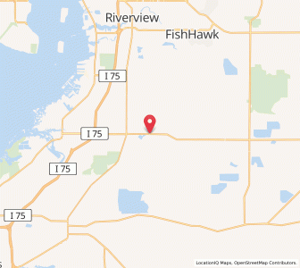 Map of Wimauma, Florida