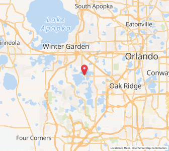 Map of Windermere, Florida