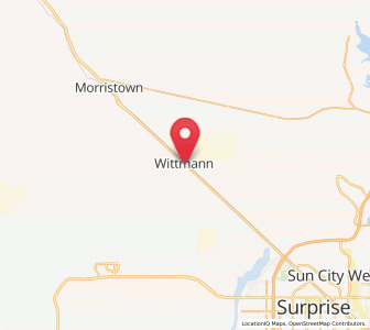 Map of Wittmann, Arizona