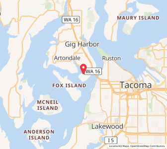 Map of Wollochet, Washington