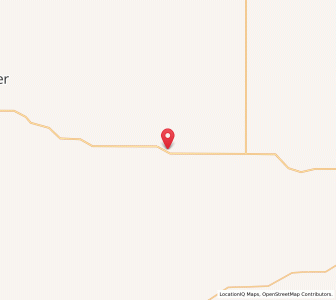 Map of Wood, South Dakota