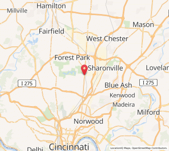 Map of Woodlawn, Ohio