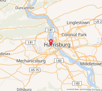 Map of Wormleysburg, Pennsylvania