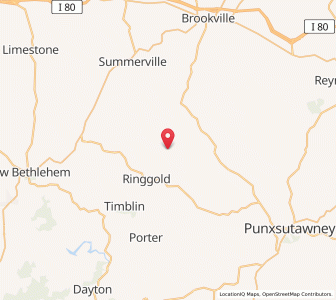 Map of Worthville, Pennsylvania