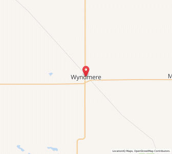 Map of Wyndmere, North Dakota