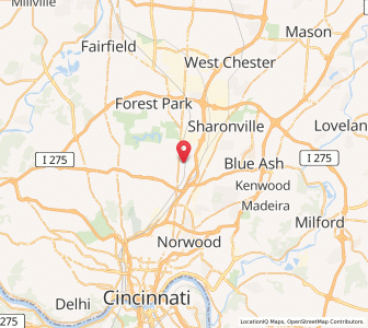 Map of Wyoming, Ohio