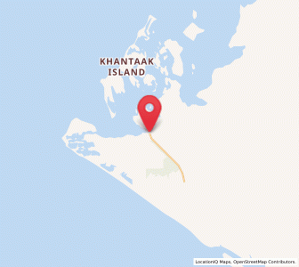 Map of Yakutat, Alaska