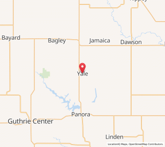 Map of Yale, Iowa