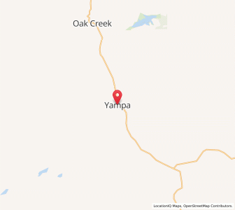 Map of Yampa, Colorado