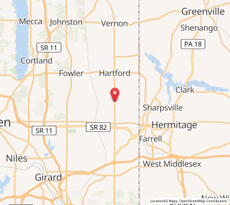 Map of Yankee Lake, Ohio