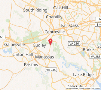 Map of Yorkshire, Virginia