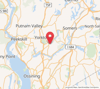 Map of Yorktown Heights, New York