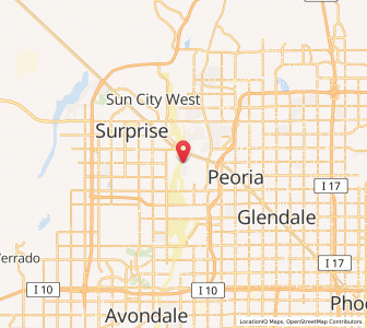 Map of Youngtown, Arizona