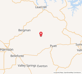 Map of Zinc, Arkansas