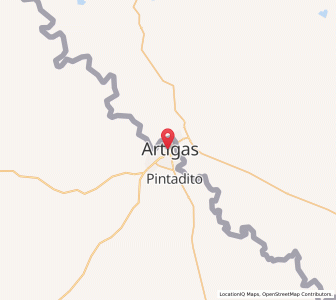 Map of Artigas