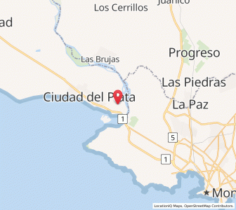 Map of Delta del Tigre, San José Department
