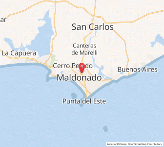 Map of Maldonado
