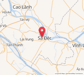 Map of An Hòa, Đồng Tháp