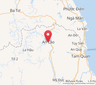 Map of An Lão, Bình Định
