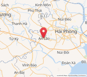 Map of An Lão, Haiphong