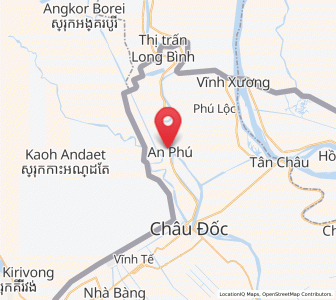Map of An Phú, An Giang