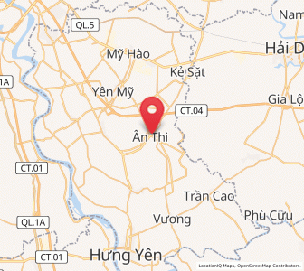 Map of Ân Thi, Hưng Yên
