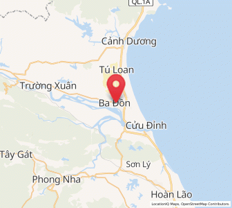 Map of Ba Đồn, Quảng Bình