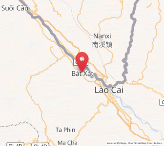 Map of Bát Xát, Lào Cai