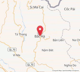 Map of Bắc Hà, Lào Cai