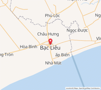Map of Bạc Liêu, Bạc Liêu