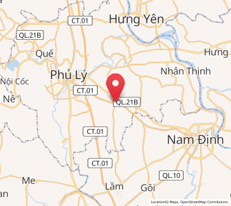 Map of Bình Mỹ, Hà Nam