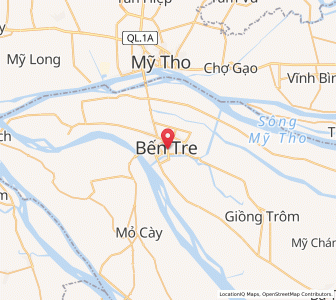 Map of Bến Tre, Bến Tre