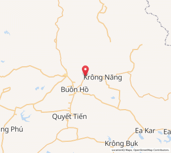Map of Buôn Hồ, Đắk Lắk
