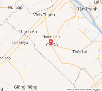Map of Cờ Đỏ, Can Tho