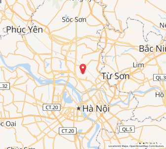 Map of Cổ Lóa, Hanoi