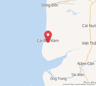 Map of Cái Đôi Vàm, Cà Mau