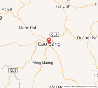 Map of Cao Bằng, Cao Bằng