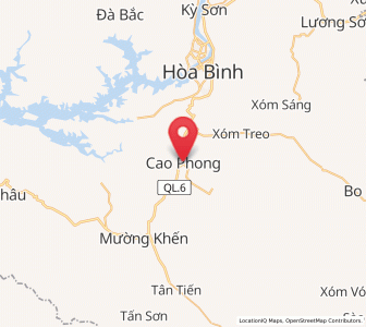 Map of Cao Phong, Hòa Bình