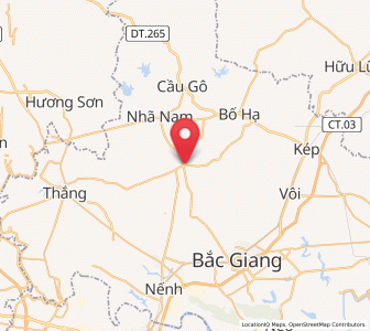 Map of Cao Thượng, Bắc Giang