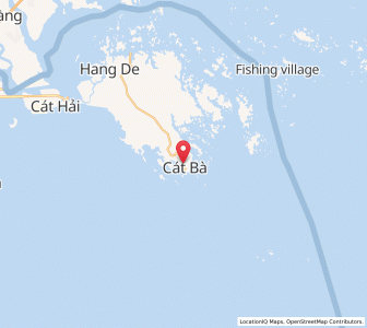 Map of Cát Bà, Haiphong