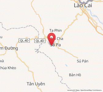 Map of Cát Cát, Lào Cai