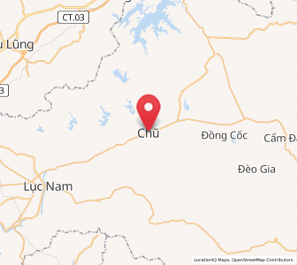 Map of Chũ, Bắc Giang