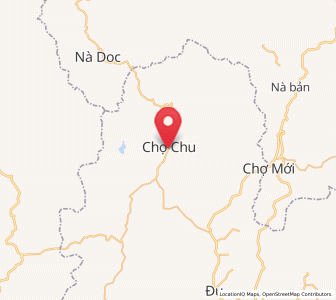Map of Chợ Chu, Thái Nguyên