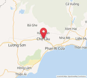 Map of Chợ Lầu, Bình Thuận